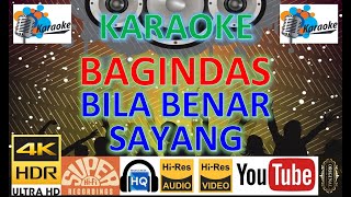 BAGINDAS - 'Bila benar sayang' M/V Karaoke UHD 4K