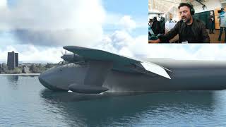 NEW SPRUCE GOOSE FIRST TEST IN FRONT OF THE REAL PLANE at Microsoft Flight Simulator 40th Event