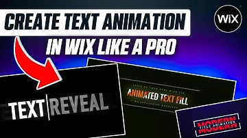 How to Create a Custom Text Animation in Wix (2024)