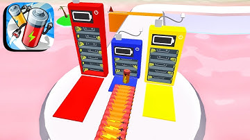 Battery Run 3D ​- All Levels Gameplay Android,ios (Levels 157-158)