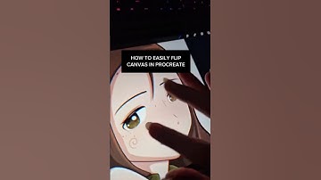 ✿ How to easily FLIP YOUR CANVAS in #procreate #procreatetutorials #shorts