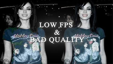 Low FPS + Bad Quality TUTORIAL | after effects