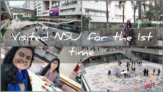 Visited NSU for the 1st time! Sadia Zaman Suha Vlogs.