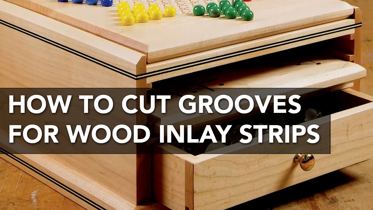 How to Use a Table Saw to Cut Grooves for Inlay Strips