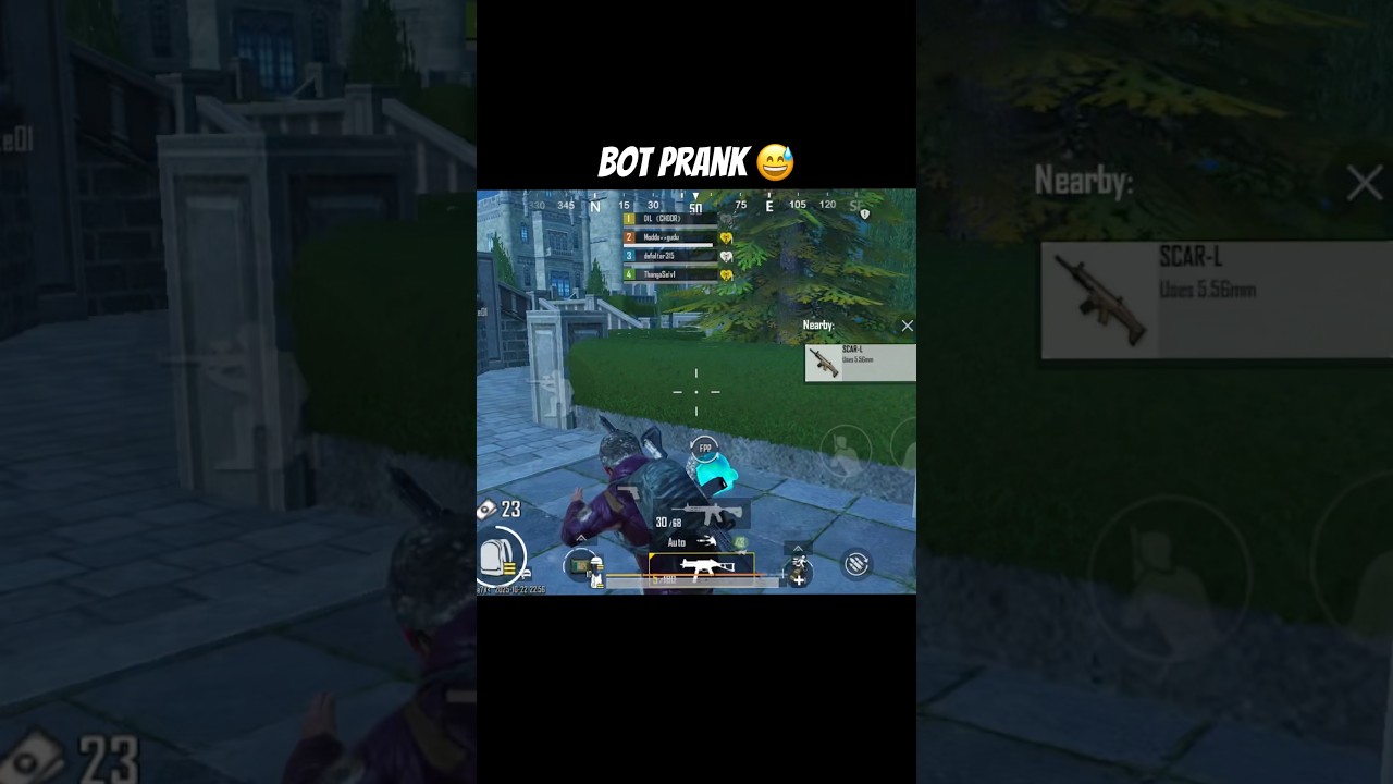 Bot prank on pro players😂😅💀