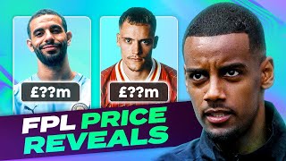 FPL 2025/26 PRICE REVEALS | WIRTZ TOO CHEAP 🤔