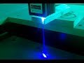 Testing 5.5 W 450 nm Blue Laser Fixed-Focus