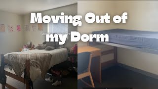 Moving out of my Dorm