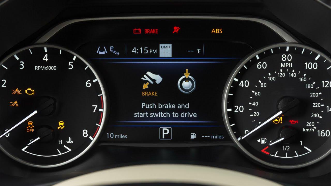 2022 Nissan Murano - Warning and Indicator Lights - YouTube