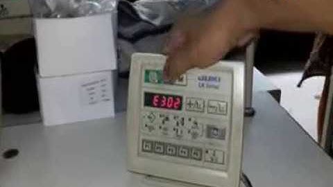 how to Solved ERROR 302 JUKI LK 1900ASS