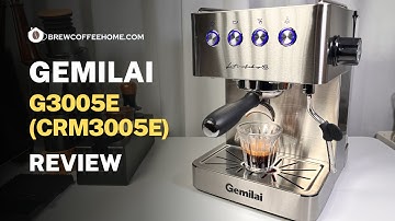 Gemilai G3005E (CRM3005E) Espresso Machine FULL Review - Unboxing, Build, Workflow, Espresso Test...