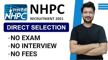 NHPC Recruitment 2021 | TRADE Apprenticeship | Latest Jobs Recruitment 2021 | All India
