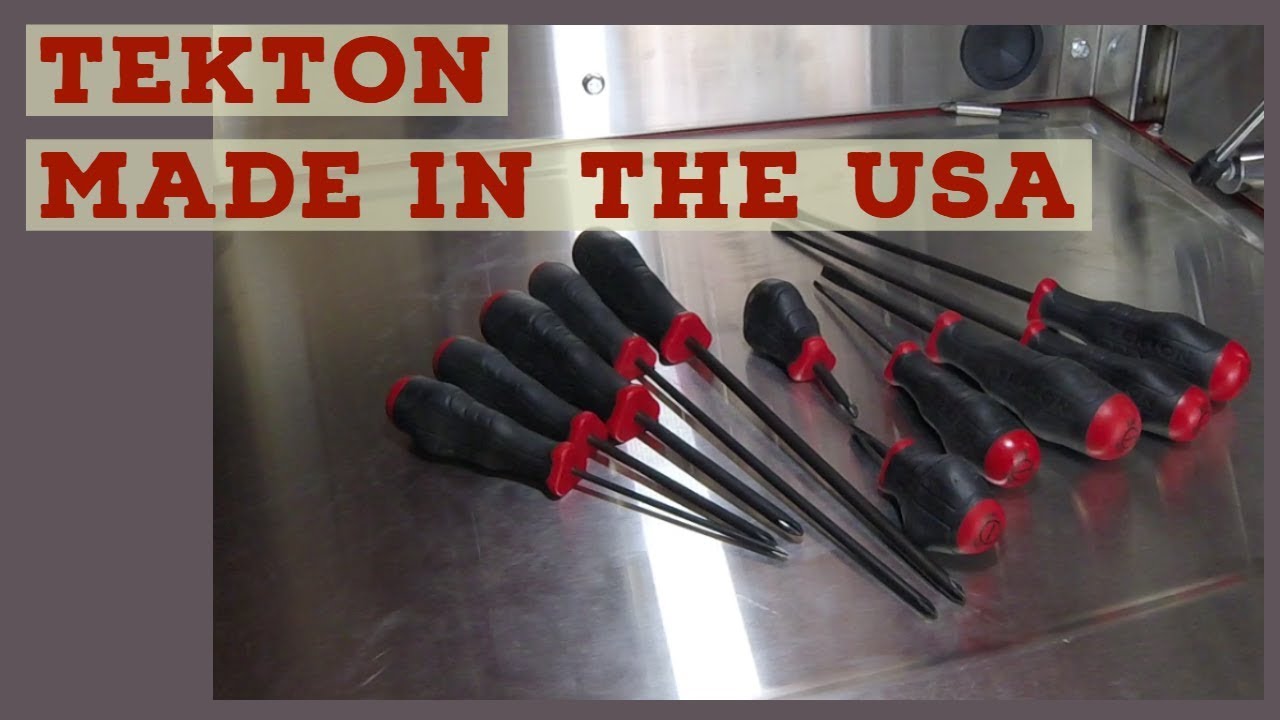 Tekton Screwdrivers Made in the USA (First Look) YouTube