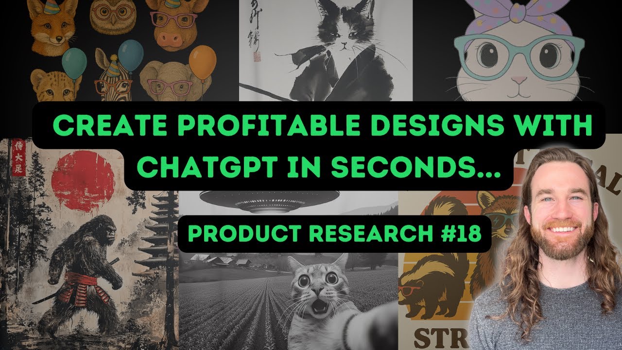 Trending product research #18 and how to create designs in seconds with ChatGPT 4o