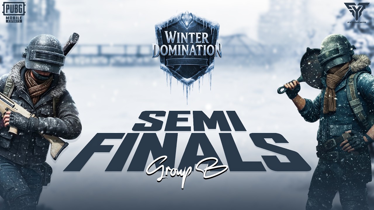 PUBG MOBILE LIVE | WINTER DOMINATION S01 | SEMI FINLAS GROUP B MATCHES