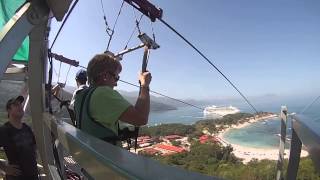 Joanne & Brenda on the Zipline