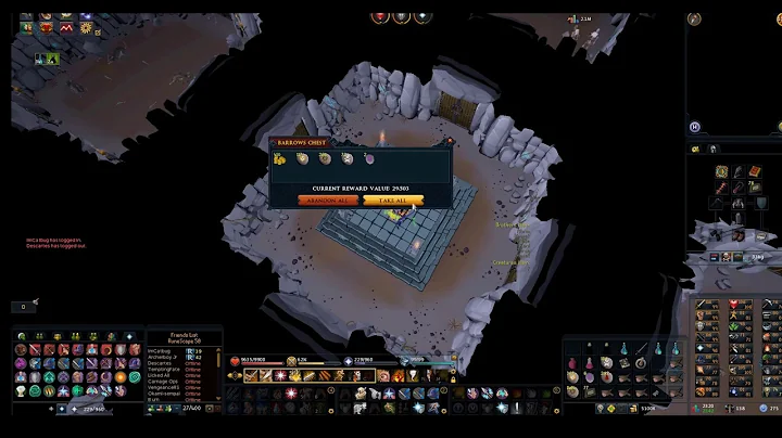 RuneScape 3 Loot from 1 Hour of Barrows Brothers