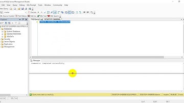 TẠO VÀ XÓA DATABASE TRONG SQL SERVER