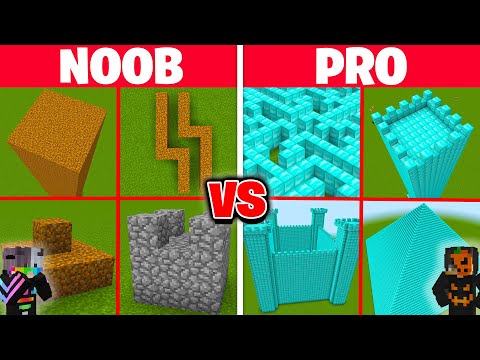 NOOB vs PRO: YAPI KAPIŞMALARI! - Minecraft
