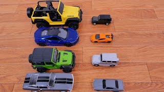 Bigger and Smaller Diecast Model Cars