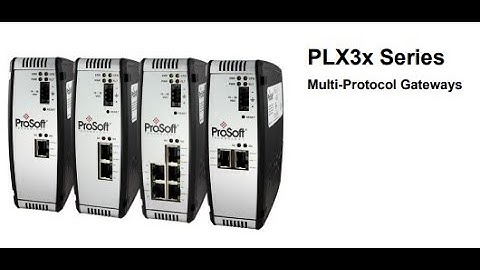 PROSOFT PLX31 MBS4 MBTCP GATEWAY AND PROSOFT CONFIGURATOR BASICS-ENGLISH