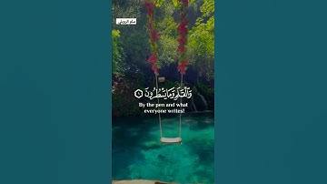 تلاوة خاشعة ⚘من سورة القلم 🕋حالات واتس اب قرآن كريم 🌷 Quran