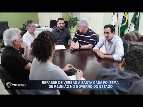 Repasse de verbas a Santa Casa foi tema de reunião no Governo do Estado.