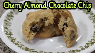 Cherry Almond Chocolate Chip Cookie Recipe *Cookie Week*