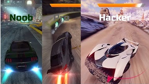 Asphalt 9 Noob vs Pro vs Hacker