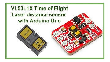 VL53L1X Time of Flight - Laser distance sensor with Arduino Uno