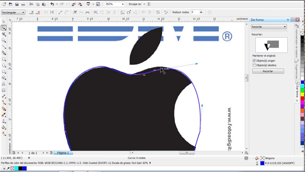 Details 48 como hacer el logo de apple en corel draw