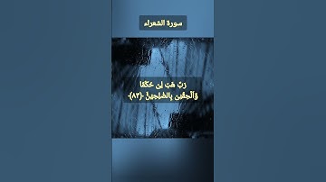 سورة الشعراء🥀🎧 #قران_كريم #قرآن #حديث_شريف #القرآن