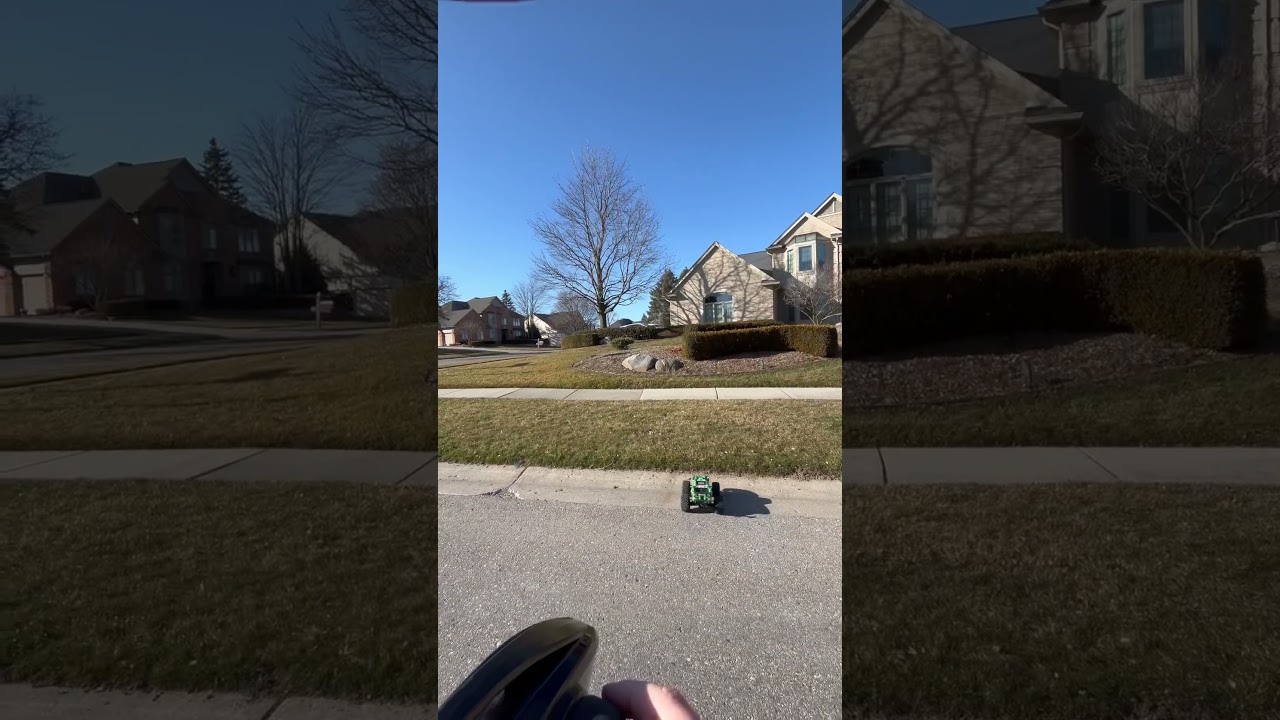 Traxxas hoss back flip 