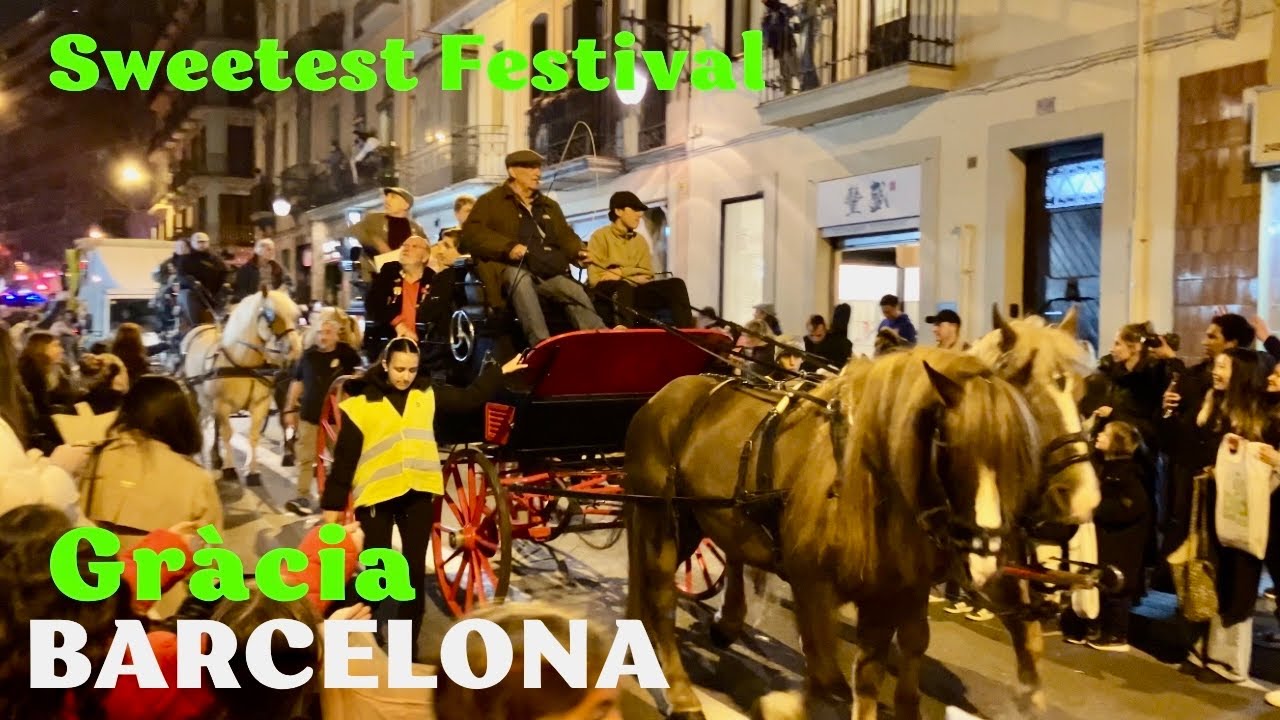 Barcelona Sant Medir 2026 — Candy Explosion Parade in Gràcia 🍬✨