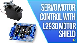 видео Подключение Motor Shield L293D к плате Arduino