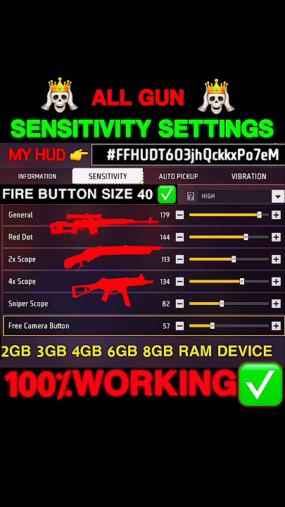 Free Fire Ob50 Update 4Gb Ram Auto Headshot Sensitivity Setting ⚙️| 200 Sensitivity Settings In 2025