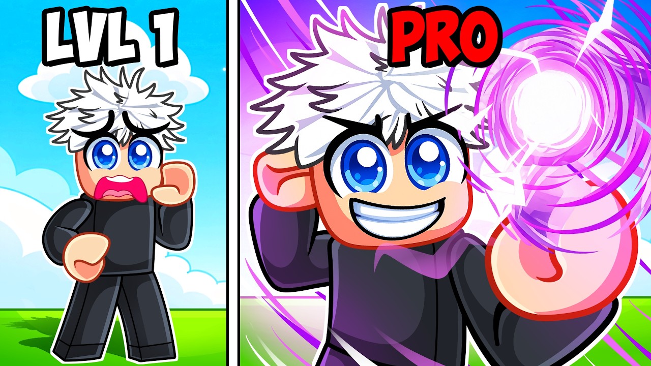 Noob to GOJO in Jujutsu Kaisen Roblox! - YouTube