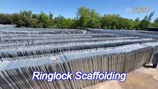 heavy duty galvanized ringlock ledger brace od48.3mm en12810 certified