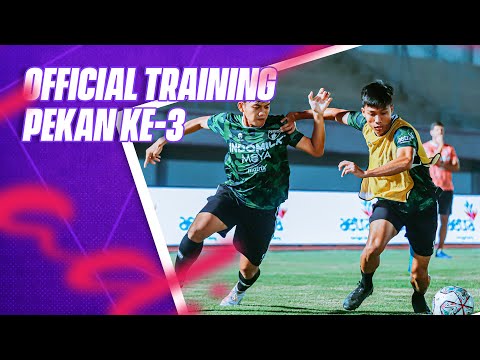 OFFICIAL TRAINING PERSITA VS DEWA UNITED