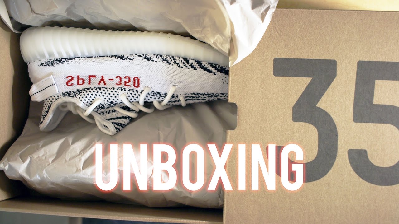 unboxing yeezys