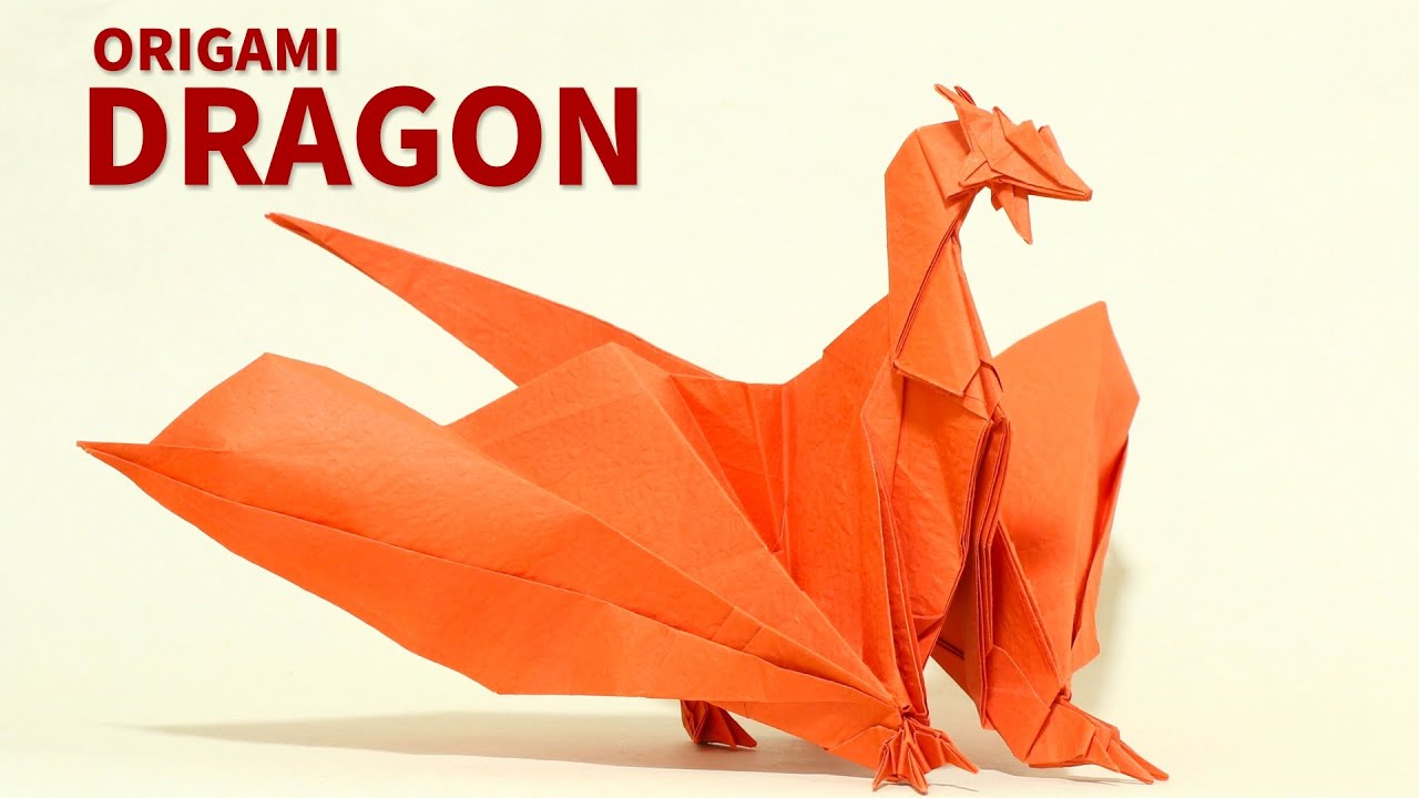 折り紙　ドラゴン 折り紙】ドラゴンの折り方【Origami/Dragon】 - YouTube