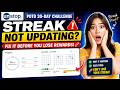 Unstop POTD 30-Day Challenge Streak Not Updating? Fix It Before You Lose Rewards! 🚀