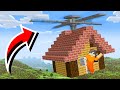 I Built a Working HELICOPTER HOUSE in Minecraft