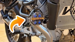 Future Eyes X100 Fog Lights - How To Install &amp; Test - Moto Guzzi Stelvio (24-26)