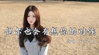 王一佳 - 偶尔也会有想你的时候 (抖音热播DJ版) 『我丢掉你送的花，伤也慢慢咽下，试着忘记那烂掉的情话』【2k25抖音火流行歌曲推荐TikTok】『动态歌词MV』