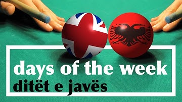 Ditët e javës në Anglisht - Days of the week in English