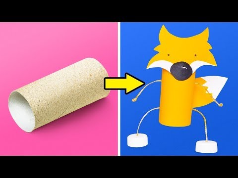 23-idées-de-bricolages-avec-des-matériaux-recyclés-pour-les-enfants