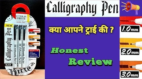 Zig Calligraphy Pen Review | Calligraphy Pens Combo Pack | Black Color