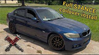 E9X/E8X Coilover Install Front and Rear - Stance Coilovers