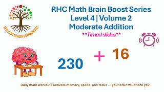 Brain Boost Math Level 4 Volume 2 Moderate Addition